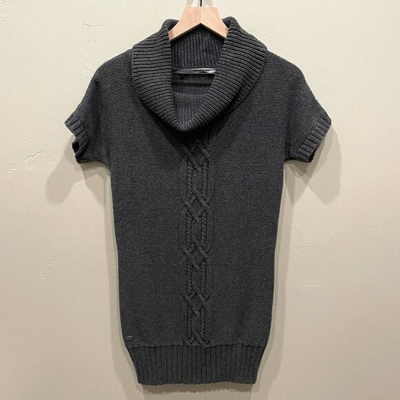 Athleta Tisbury Tunic Gray Cowl Neck Sweater - Size: Small - Picture 1 of 7